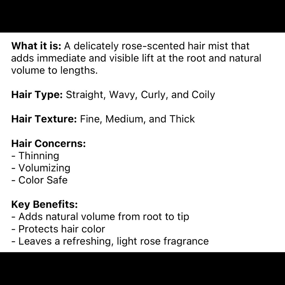 🌹 Christophe Robin Instant Volumising Leave-In Hair Mist with Rose Water - Picture 8 of 9